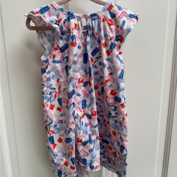 Joules 2T Girls Red White Blue Patriotic 4th of July Popsicle Short Sleeve Dres - Picture 6 of 6